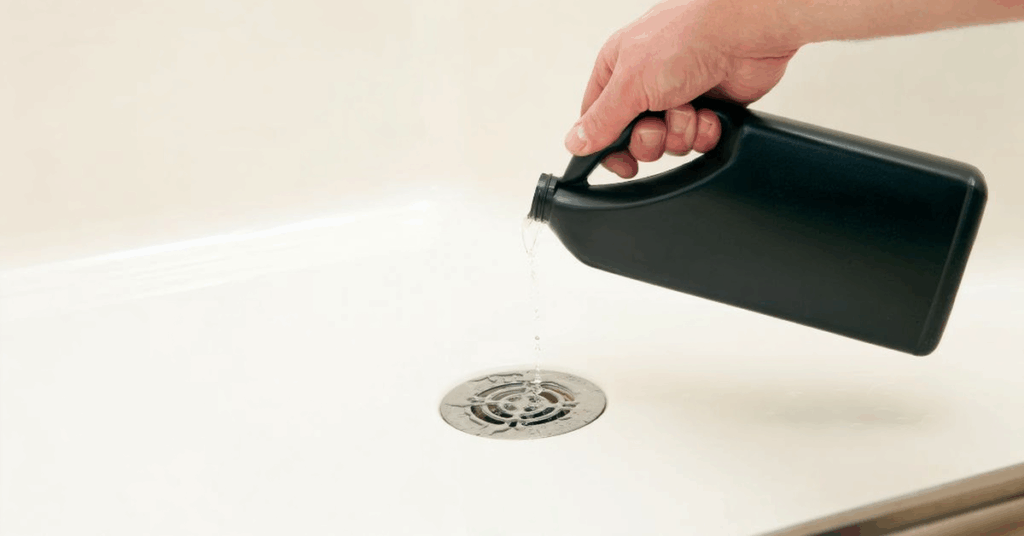 Using Chemical Drain Cleaner